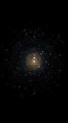 Wall Mural - Celestial Web A Bright Centered Star System