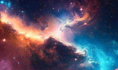 Wall Mural - starry outer space background texture .mystical beautiful space.