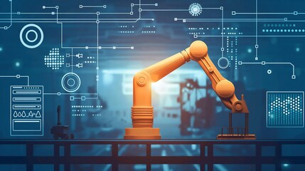 Wall Mural - technology background