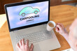 © thodonal - Carpooling concept on a laptop