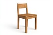 © stock.metket.com - Wooden chair simple design straight lines brown color minimalist furniture
