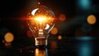 © MetaPixel - Innovative Light Bulb Symbolizing Creative Ideas in Business and Digital Marketing Strategy Concept