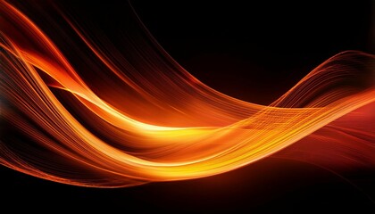 Wall Mural - beautiful dynamic flame wave abstract background