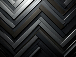 Wall Mural - Phenomenal Zany Arrow Zigzag on Zany Zinc