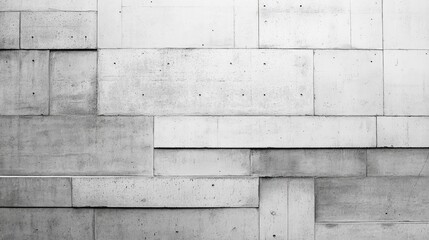 Canvas Print - concrete wall texture with modern brick design ideal for backgrounds and creative projects