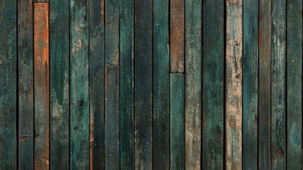 Dark green textured wooden planks for wall or floor design showcasing rustic charm and natural aesthetics in interior decorating.