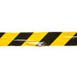© Stock-Png-Studio - A Horizontal black and yellow caution tape png isolated on transparent background