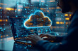 © queen - Cloud Computing Digital Illustration