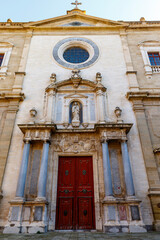 Wall Mural - Exterior of the Vic Cathedral (Cathedral of St. Peter the Apostle), Vic, Barcelona, Catalonia, Spain, Europe