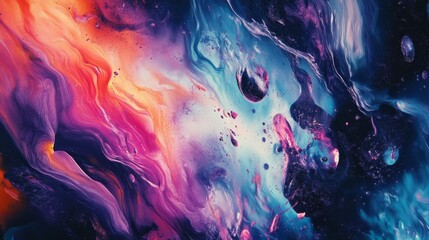 Wall Mural - Embark on a captivating psychedelic voyage through cosmic beauty and mesmerizing visuals