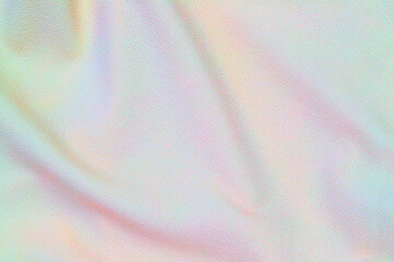Aufkleber - iridescent fabric texture in soft pastel hues, showcasing subtle folds and shimmer