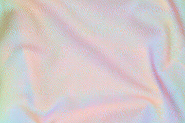 Aufkleber - iridescent fabric texture in soft pastel hues, showcasing subtle folds and shimmer