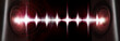 © New Africa - Sound waves between loudspeakers on black background, banner design