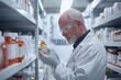 © itchaznong - Pharmacist examining medication pharmacy professional healthcare indoor environment close-up perspective pharmaceutical care