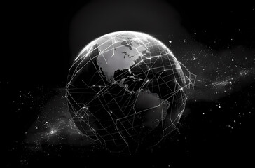 Wall Mural - earth and moon