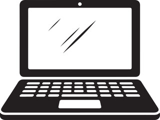 laptop sideview icon image vector illustration design