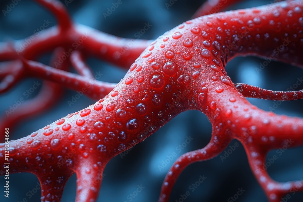 Complex capillary and arterial vessel networks interconnected into ...