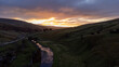 © Philip - Aerial view of  sunrise over River Wharfe in Yorkshire Dales