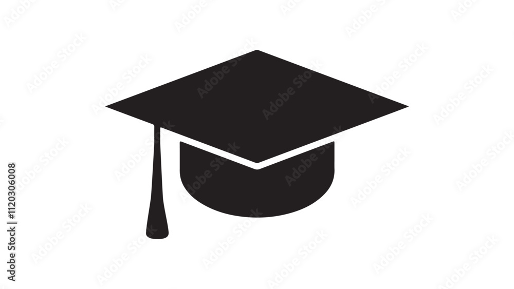 Graduation Cap Vector Design Stock Vector | Adobe Stock