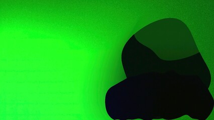 Wall Mural - a vibrant green abstract background is enhanced with dark shapes for a striking contrast. motion