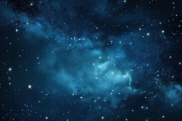 Wall Mural - a blue sky with a lot of stars