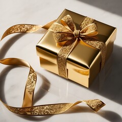 gold gift box