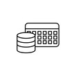 © Petsscouts - Data table icon Thin line art collection