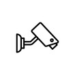 © Petsscouts - Security cam icon Thin line art collection