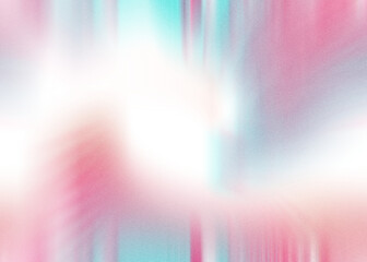 Wall Mural - An abstract transparent iridescent color blur design element.
