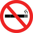 © gibraltar - no smoking sign cigarette sign prohibited cigarette symbol icon vector