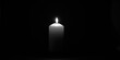 © Stockhausen - candle, candles, black background, death, grief, loss