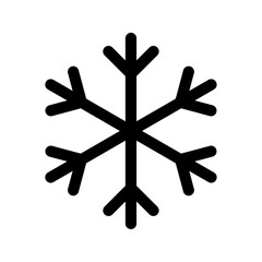 Wall Mural - snowflake icon