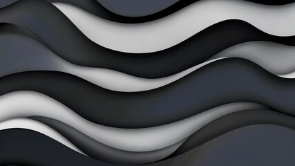 Wall Mural - A sleek abstract gradient gray background, perfect for creating modern banners or posters with a stylish touch.