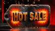 © ANDREY PROFOTO - Molten metal tag with hot sale text and sparks