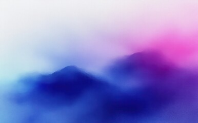 Wall Mural - Abstract Painting Soft Blue Purple Gradient Watercolor Dreamy Atmosphere Serene Mood Smooth Gentle Light