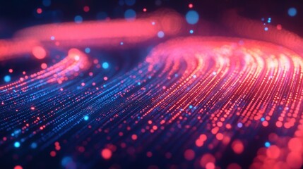 abstract data stream, digital flow, technology background