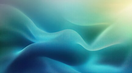 Wall Mural - blue green abstract background dreamy texture soft gradients ethereal light impressionism design