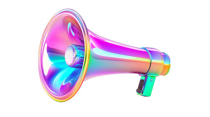 Wall Mural - Megaphone isolated cutout 