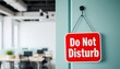 © MdNazim - Privacy Alert: 'Do Not Disturb' Sign on Door Handle