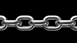 © AbstractAI - Metal chain links on a dark background symbolizing strength and connection in industry and sports applications