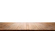 © Isuru - empty wooden table isolated on white background png