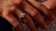 © pkproject - Bride and Groom's Intimate Moment with Wedding Rings,Symbol of Love and Commitment