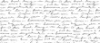 © Dafne - Handwritten abstract text seamless pattern vector monochrome script background