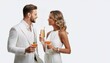 © Faizan - couple drinking champagne