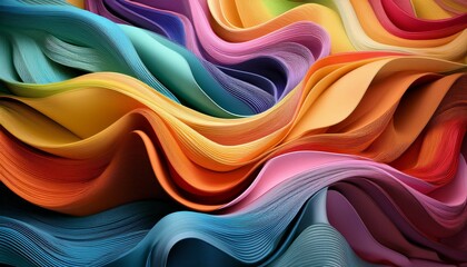 Wall Mural - abstract colorful background