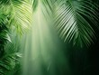 © Achirawee - A vibrant tropical rainforest with visible humidity and beams of sunlight showcasing plant growth and energy