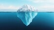 © Arfa_Media - Large iceberg floating in the ocean, showing the tip of the iceberg