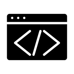 Web Development Solid Icon