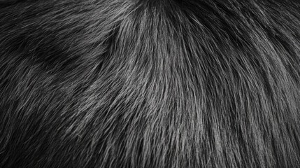 close-up of natural grey fur with fluffy patterns, creating a realistic and cozy background texture