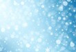 © methinee - Whimsical falling snowflakes in a delicate, intricate bokeh pattern on a light blue background, subtle gradient, peaceful, flakes